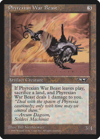 Phyrexian War Beast [Alliances]