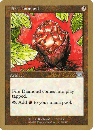 Fire Diamond - 1999 Kai Budde (6ED) [World Championship Decks 1999]