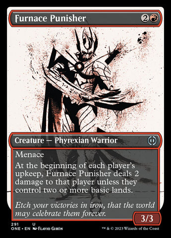 Furnace Punisher (Showcase Ichor) [Phyrexia: All Will Be One]