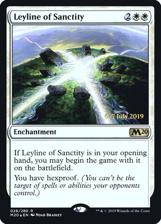 Leyline of Sanctity [Core Set 2020 Promos]