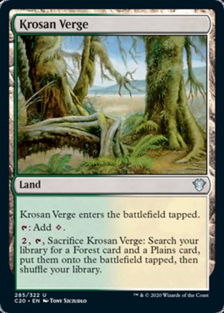 Krosan Verge [Commander 2020]