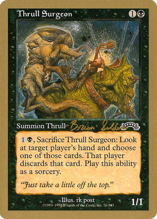 Thrull Surgeon - 1998 Brian Selden (EXO) [World Championship Decks 1998]