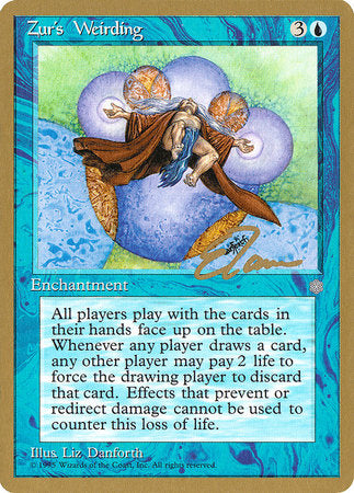 Zur's Weirding - 1996 Eric Tam (ICE) [Pro Tour Collector Set]