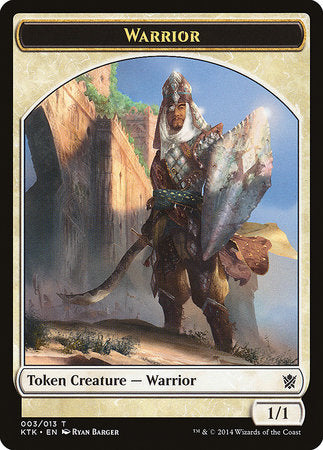 Warrior Token (Sword & Shield) [Khans of Tarkir Tokens]