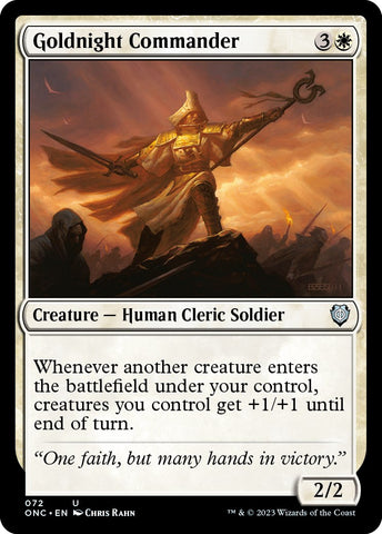 Goldnight Commander [Phyrexia: All Will Be One Commander]