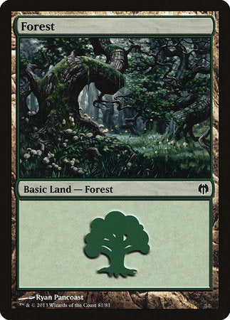 Forest (81) [Duel Decks: Heroes vs. Monsters]