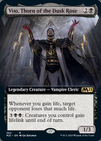 Vito, Thorn of the Dusk Rose (Extended Art) [Core Set 2021]