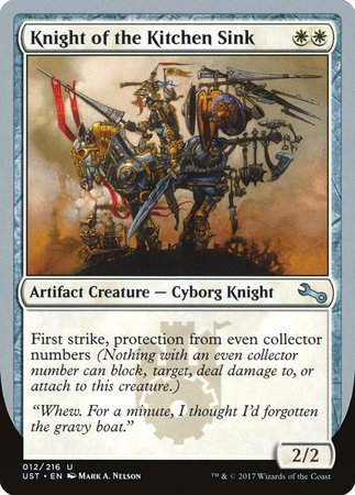 Knight of the Kitchen Sink (B) [Unstable]