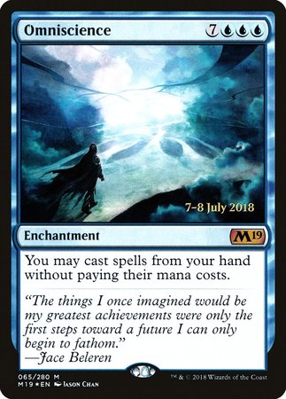 Omniscience [Core Set 2019 Promos]