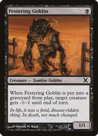 Festering Goblin [Tenth Edition]
