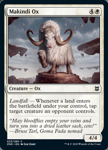 Makindi Ox [Zendikar Rising]